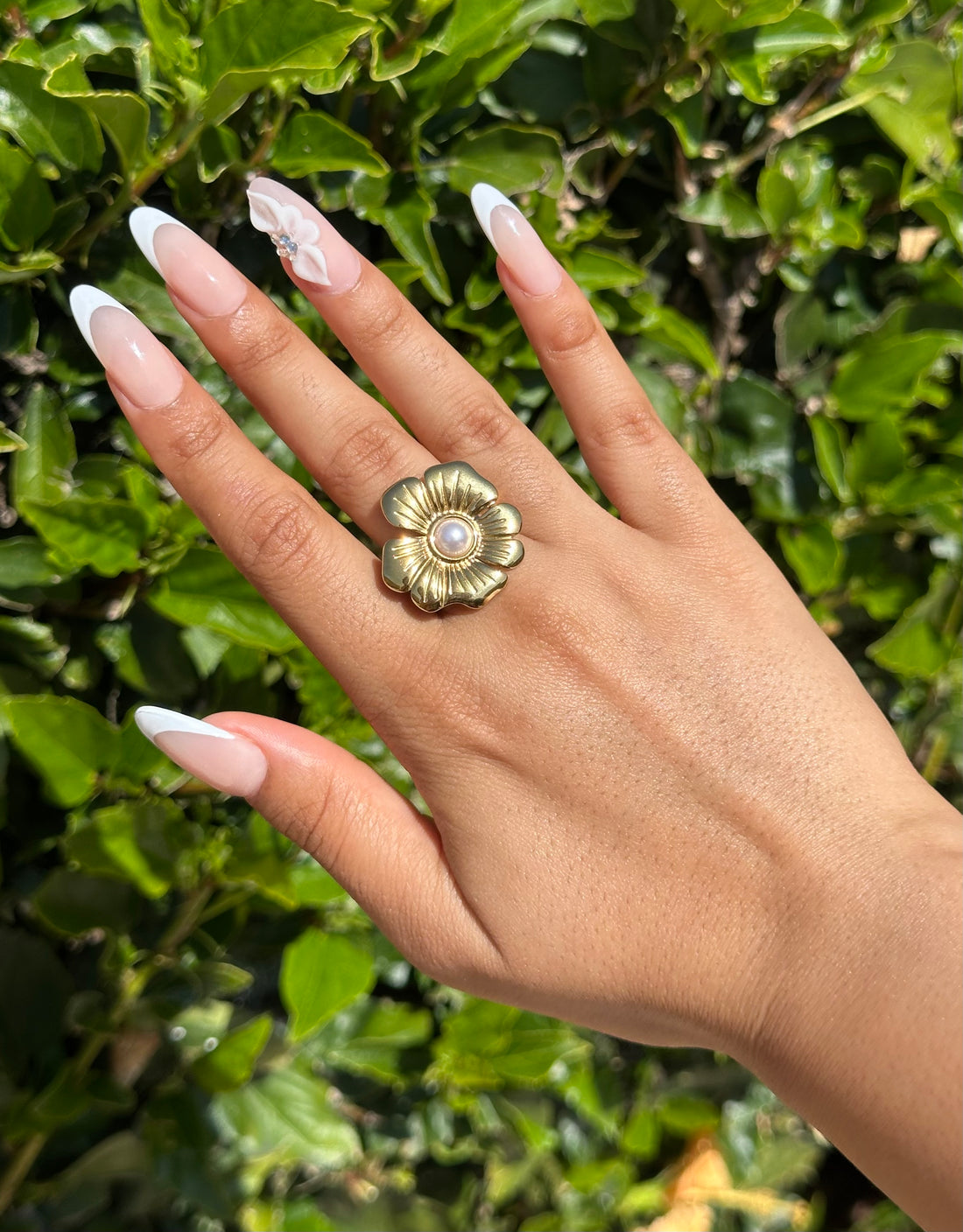 Pearl Petal Ring
