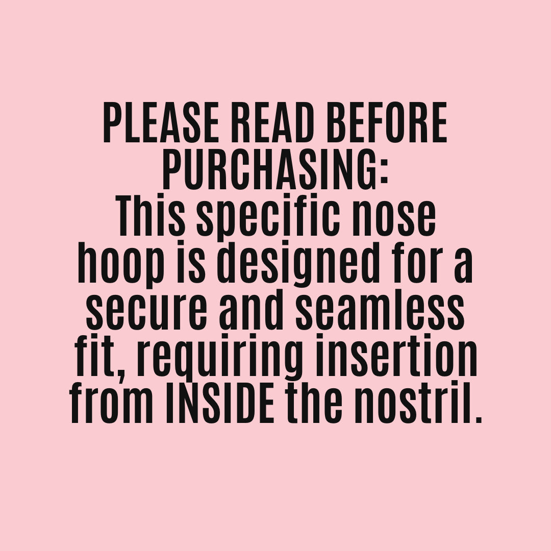 Butterfly Nose Hoop