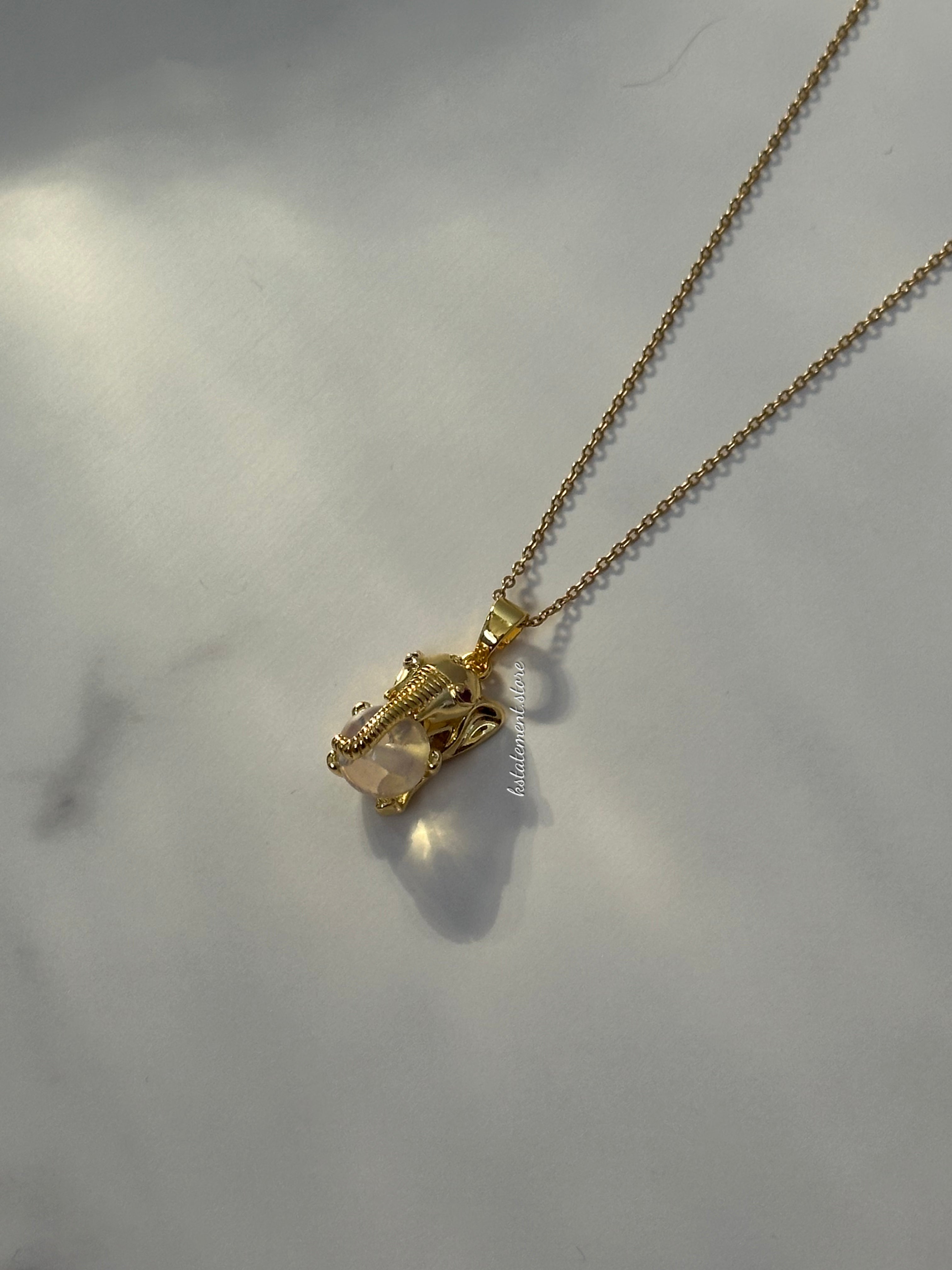 Collar de buena suerte de elefante