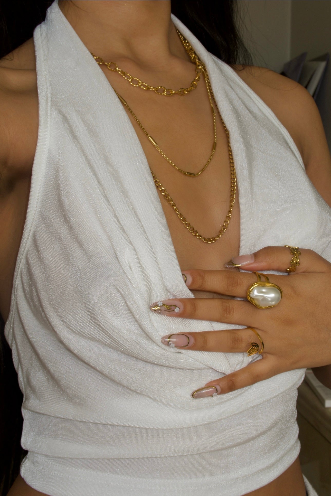 Golden Trine Necklace