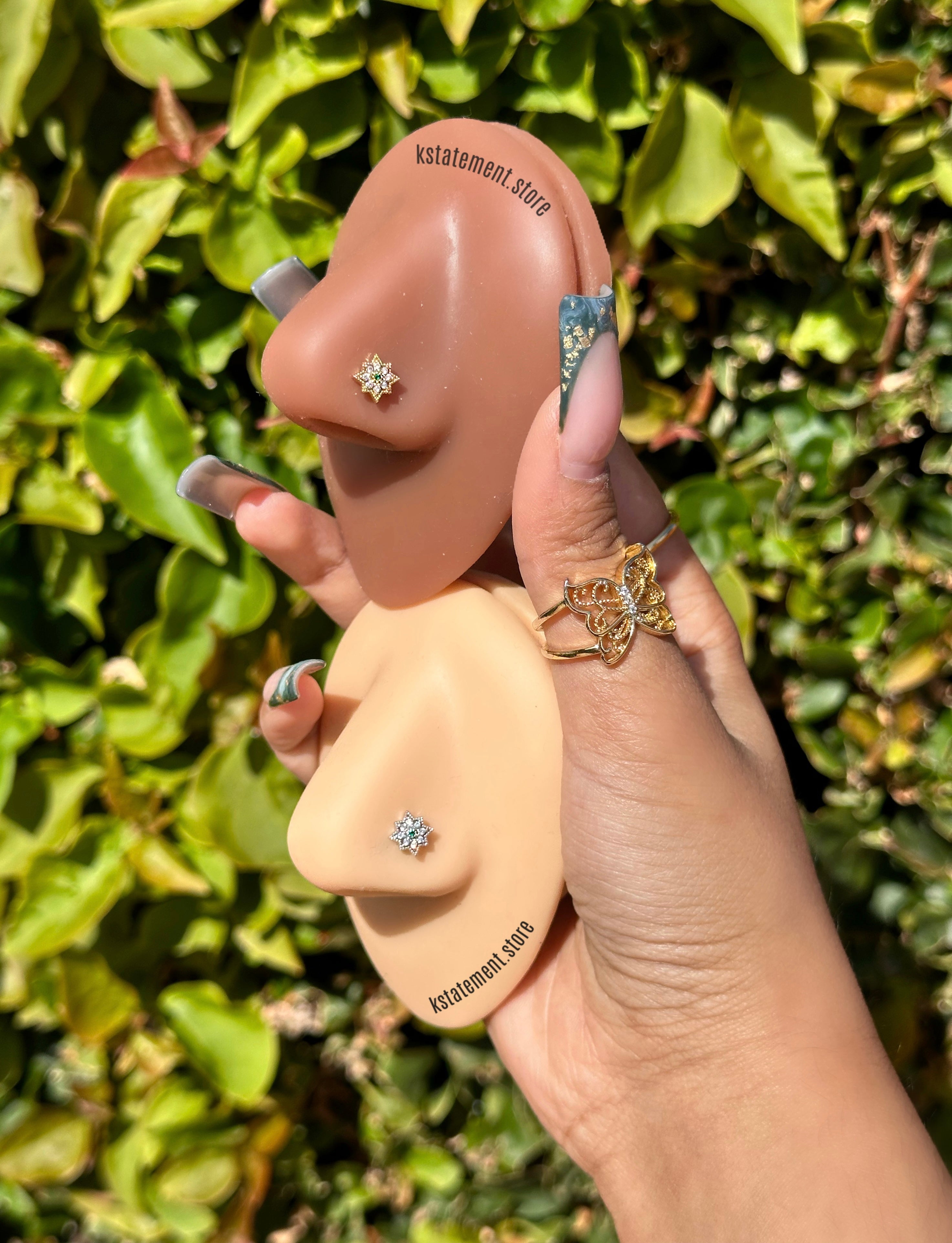 Anillo de nariz extranjero