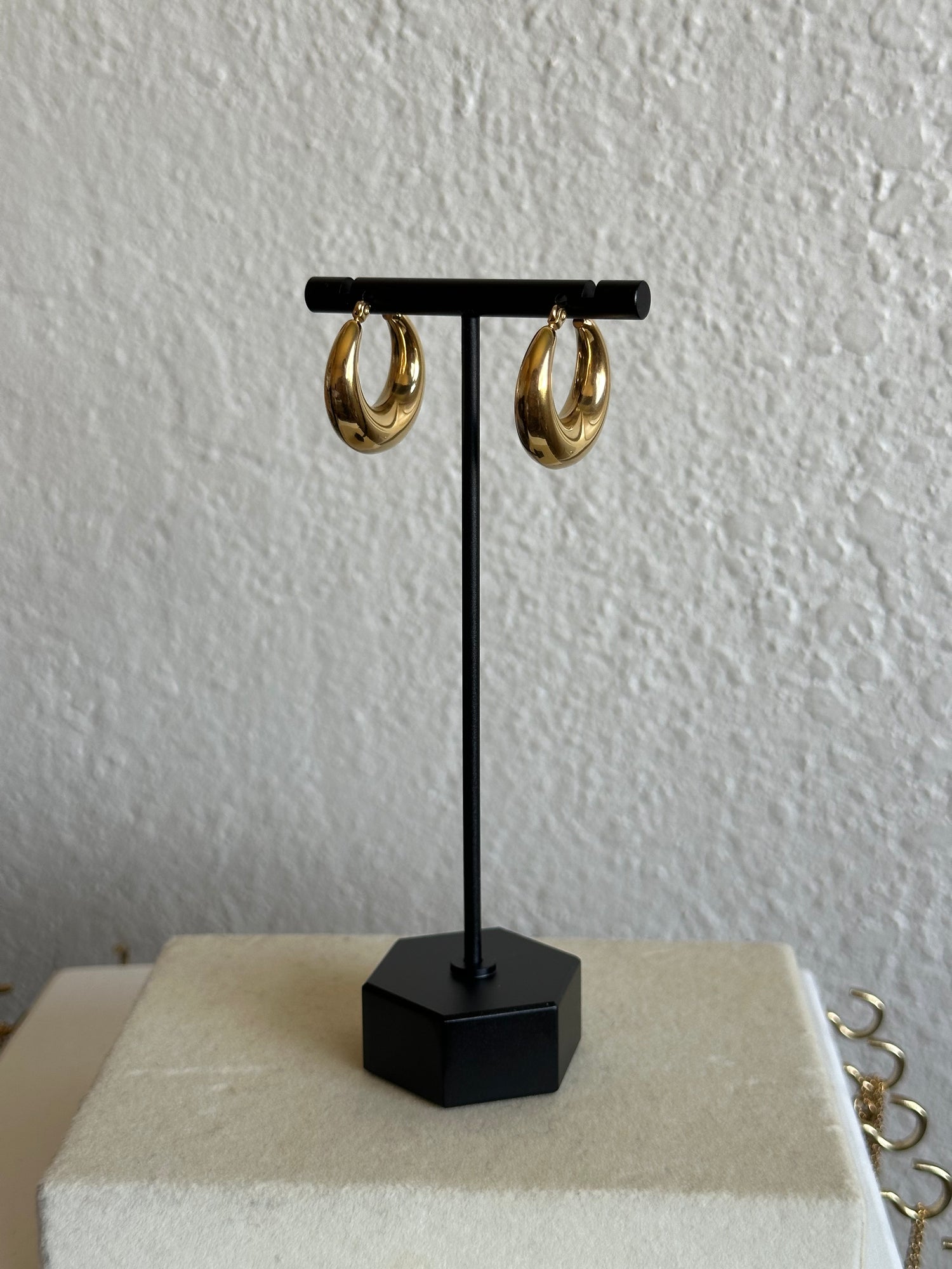 Liquid Gold Hoop Earrings