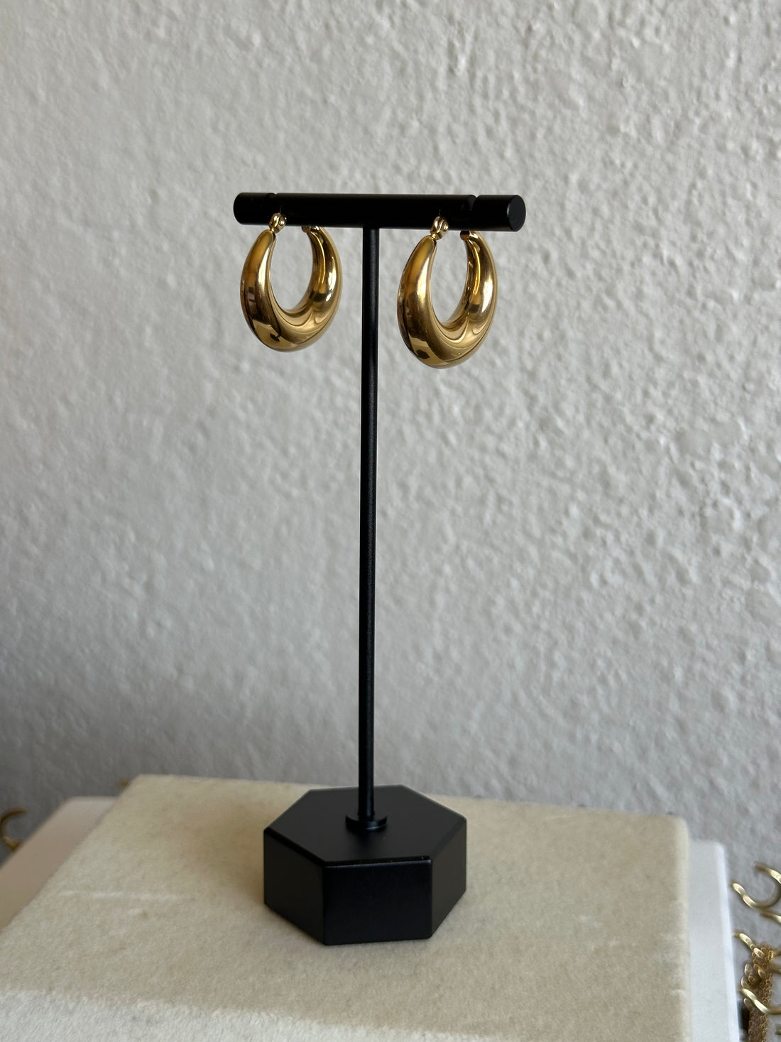 Liquid Gold Hoop Earrings
