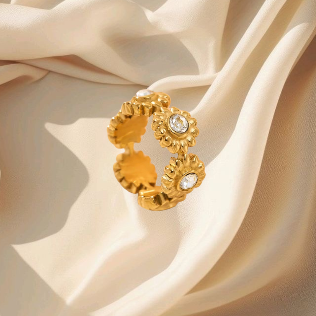 Golden Bloom Ring