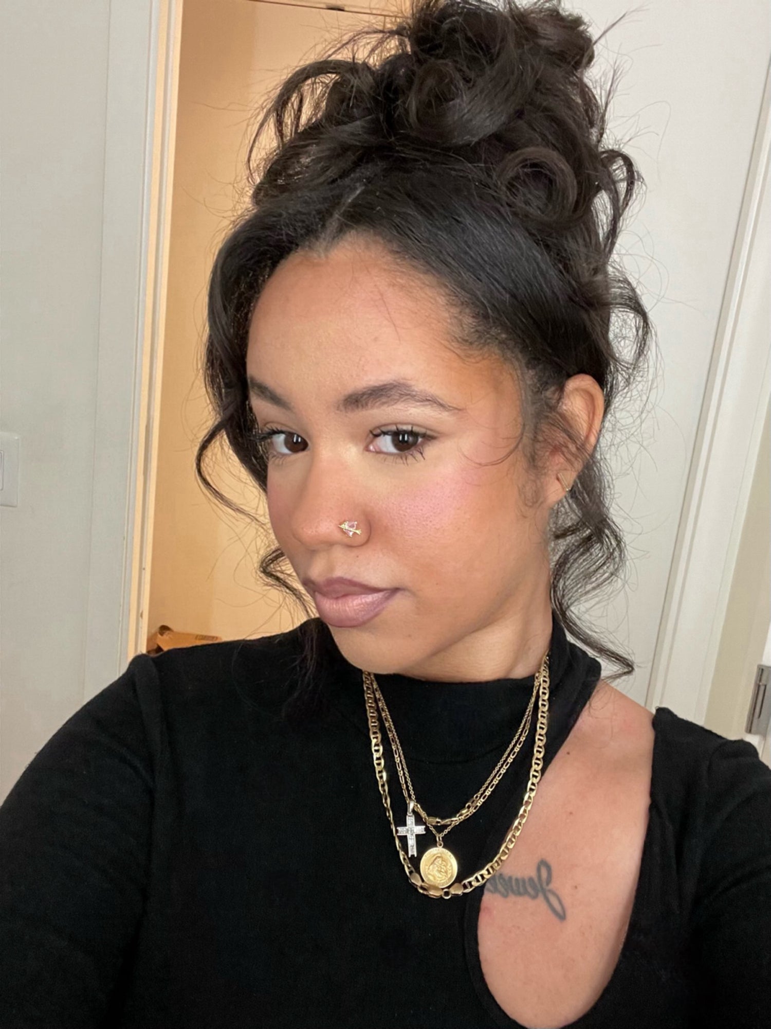 Anillo de nariz de niña galaxia