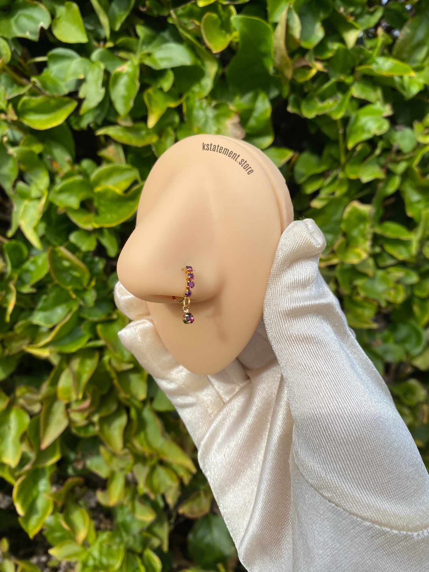 Aro de nariz de jazmín