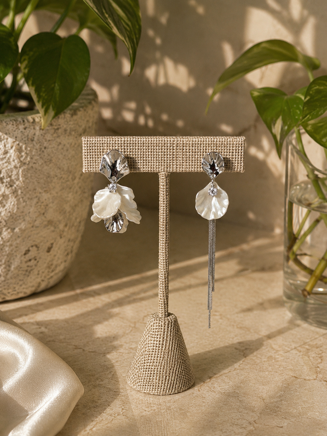 Oceana Petal Drop Earrings