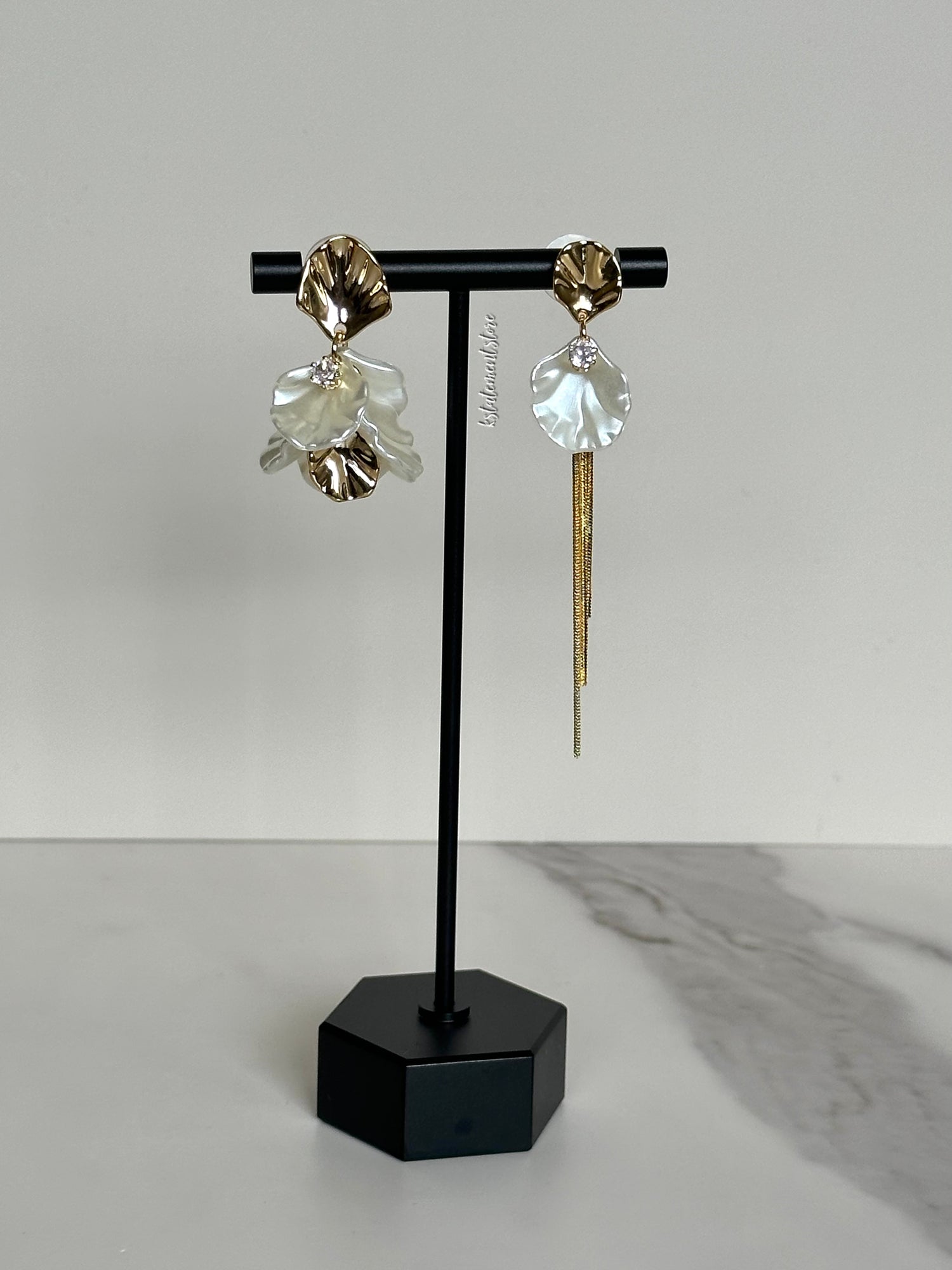 Oceana Petal Drop Earrings