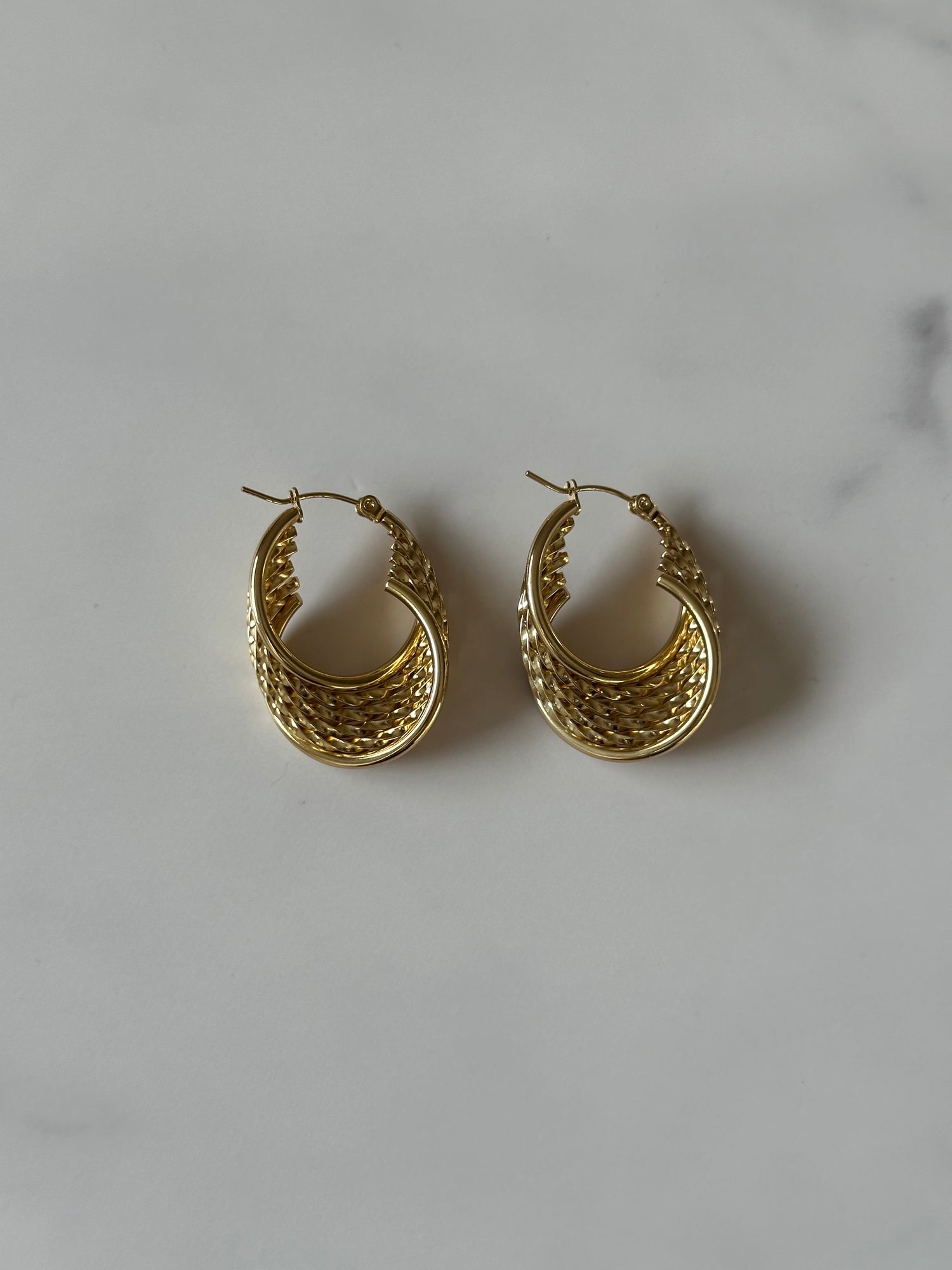 Vanua Weave Hoop Earrings