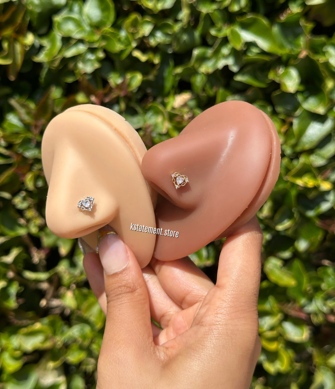 Opulent Heart Nose Piercing