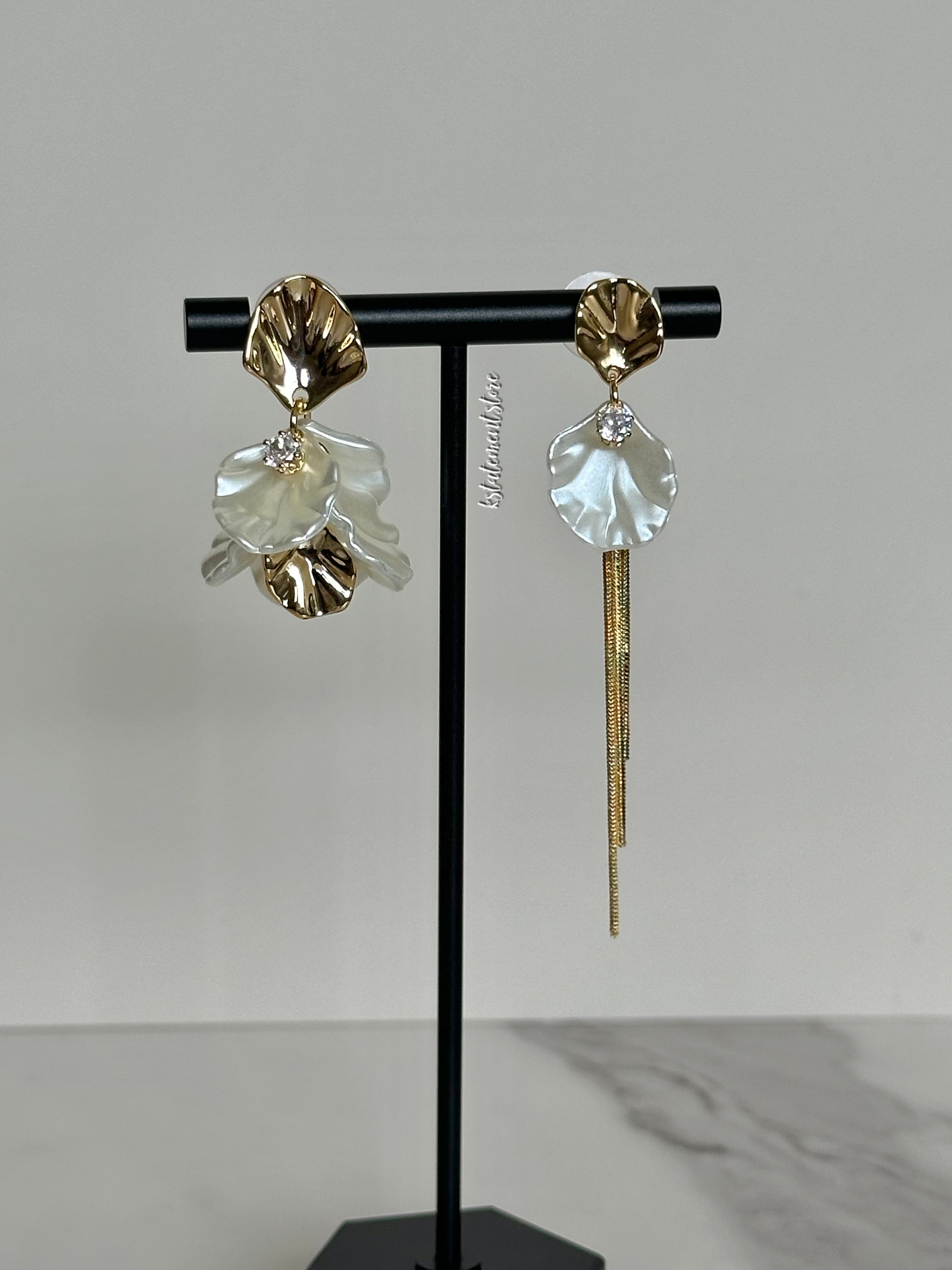 Oceana Petal Drop Earrings