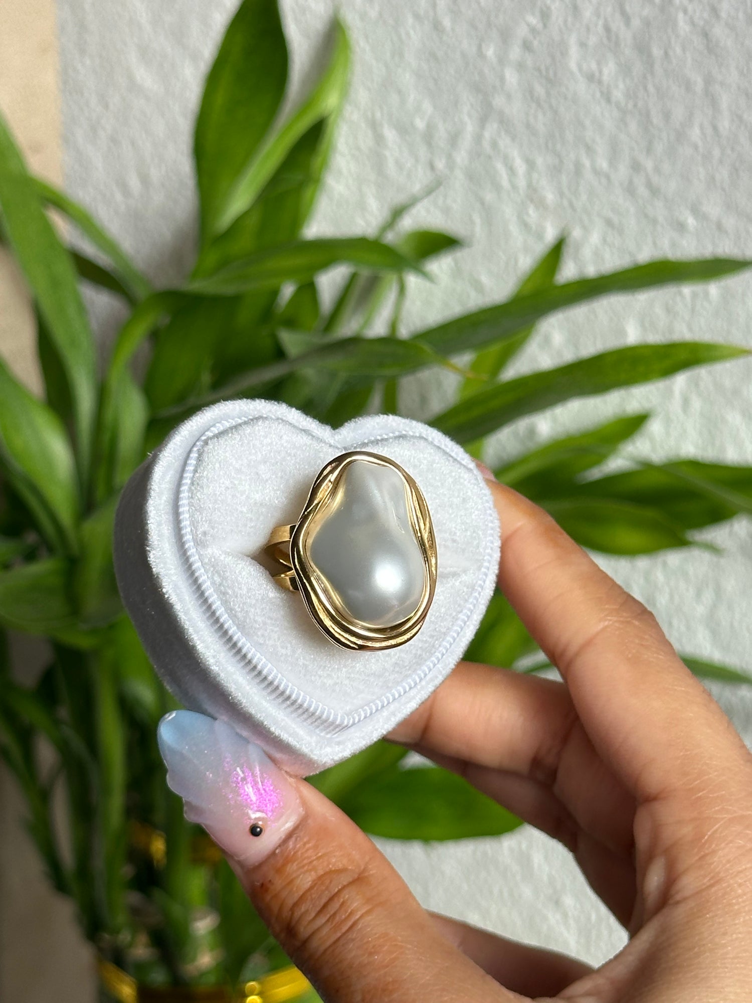 Baroque Pearl Ring