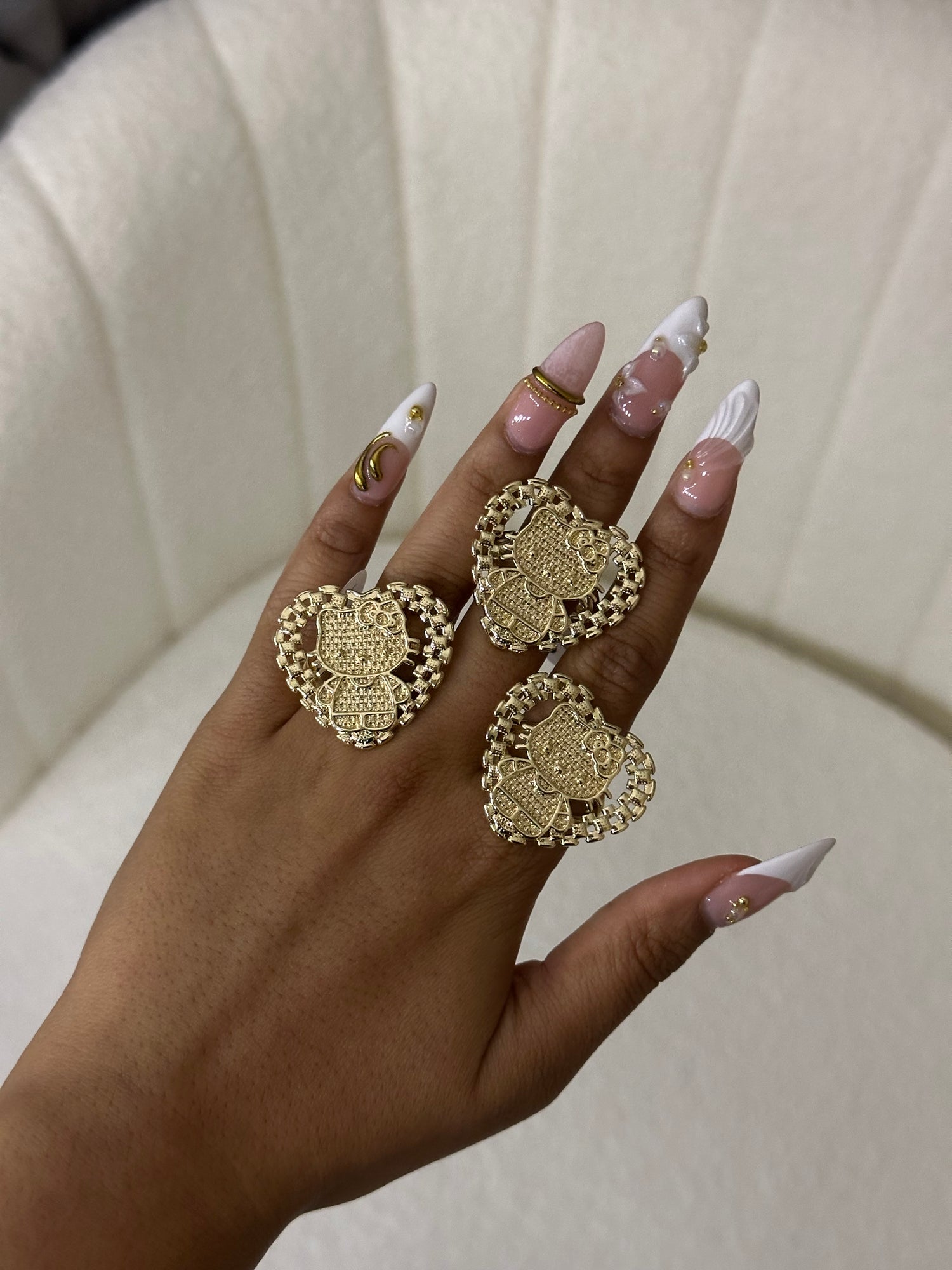 Kitty Cat Statement Ring