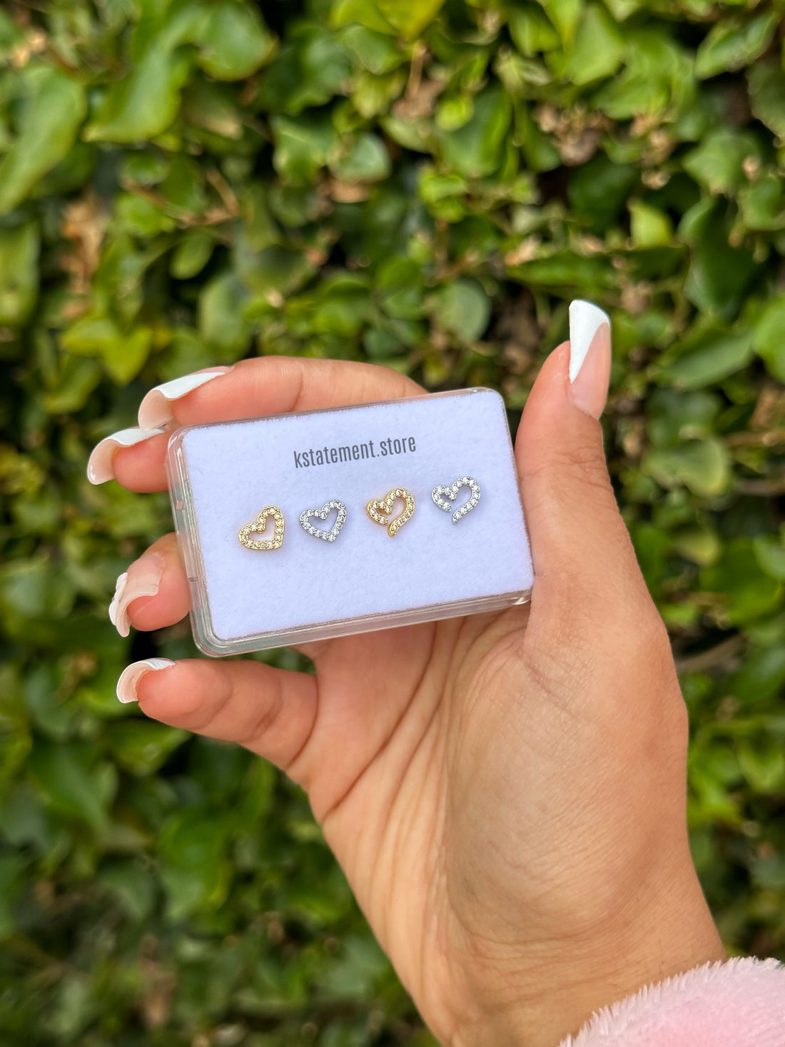 The Perfect Heart Nose Stud Pack