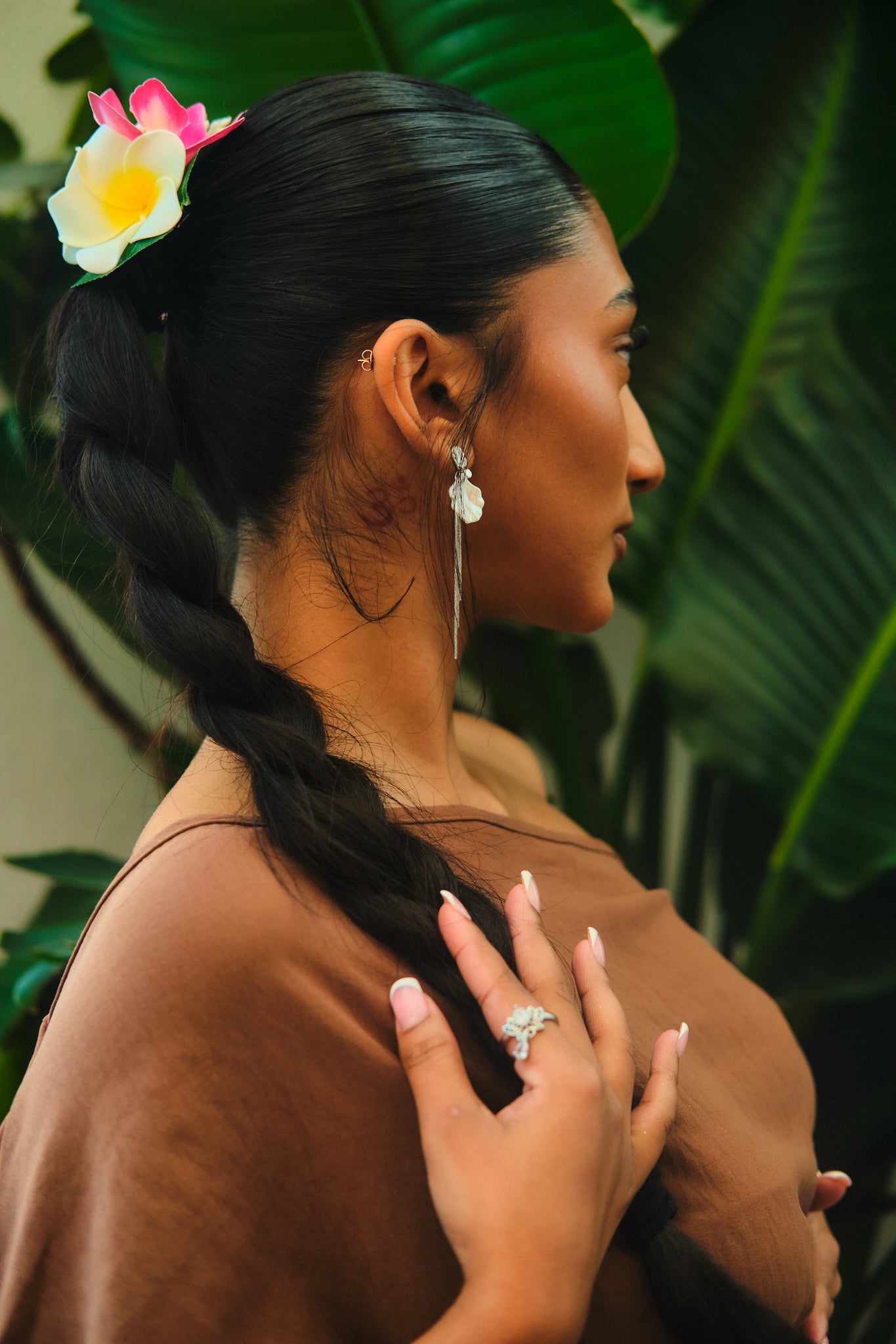 Oceana Petal Drop Earrings