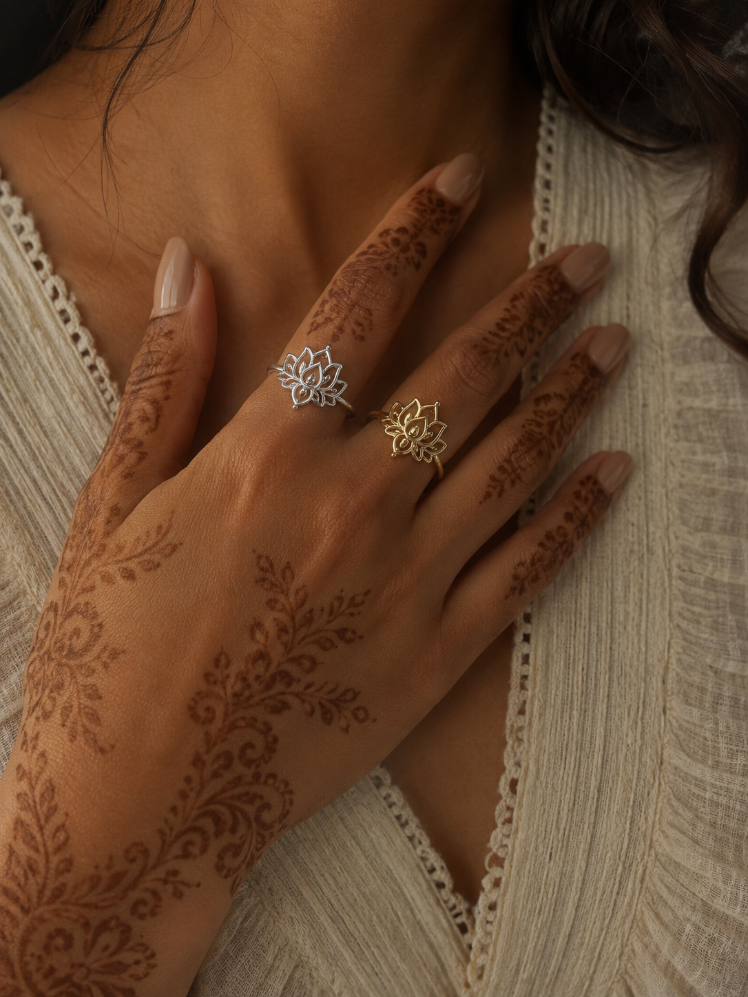 Nyla Lotus Ring