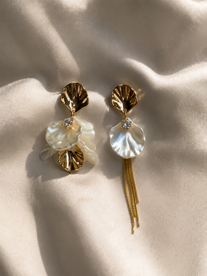 Oceana Petal Drop Earrings