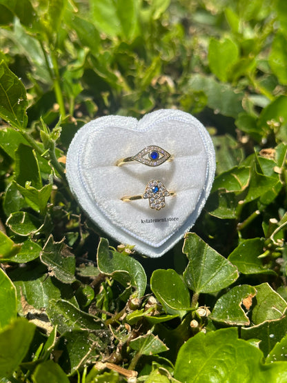 Evil Eye Rings Set