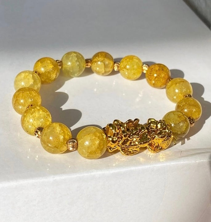 Yellow Jade Bracelet