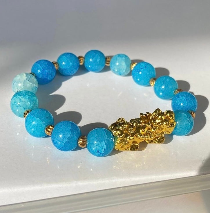 Blue Jade Bracelet