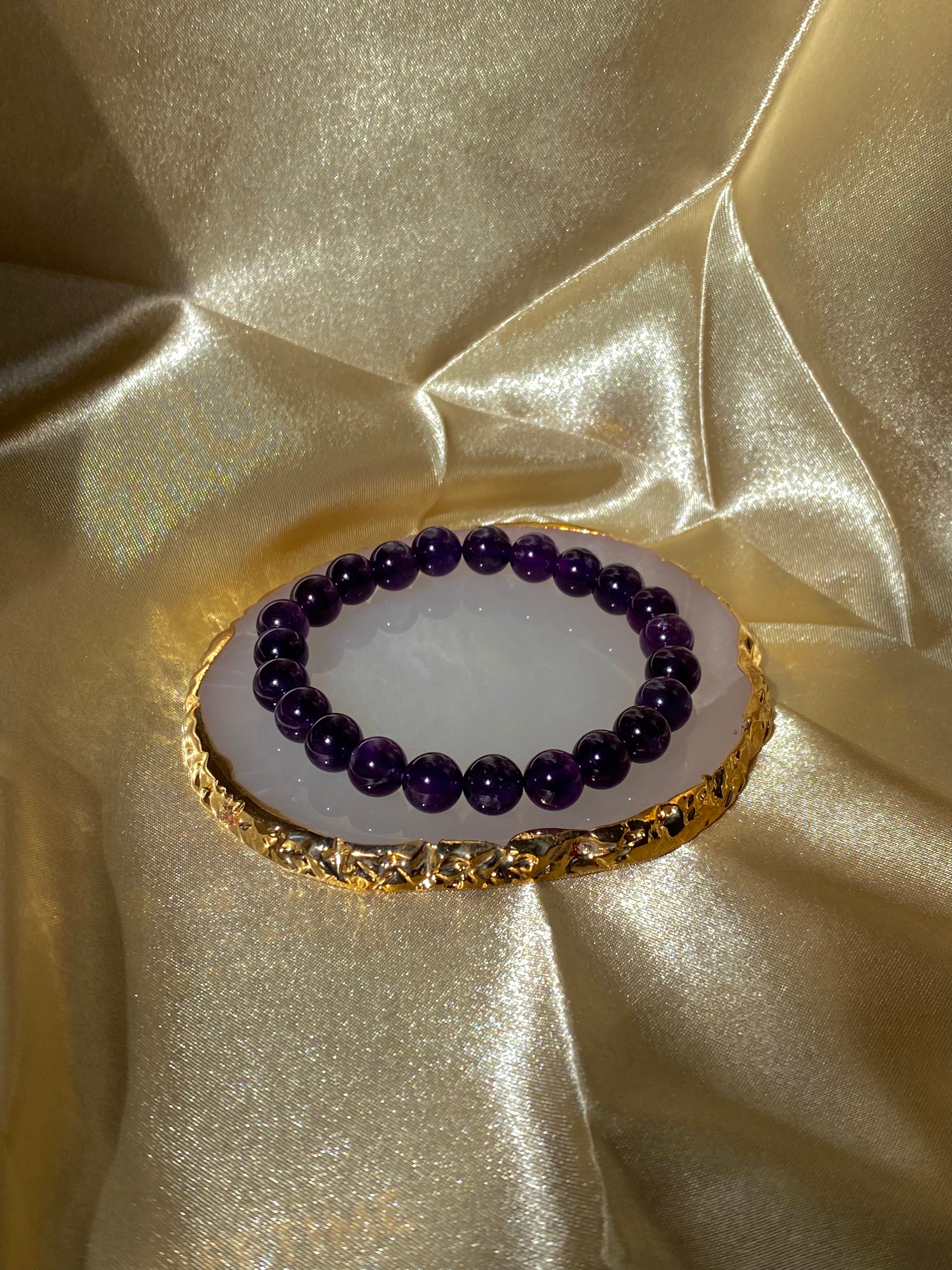 Dark Amethyst Bracelet