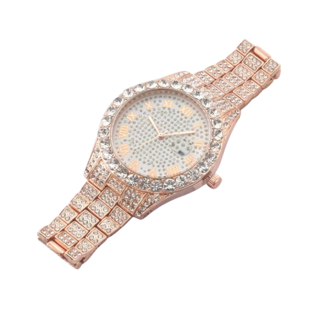 Icy Rose Gold Watch 💗