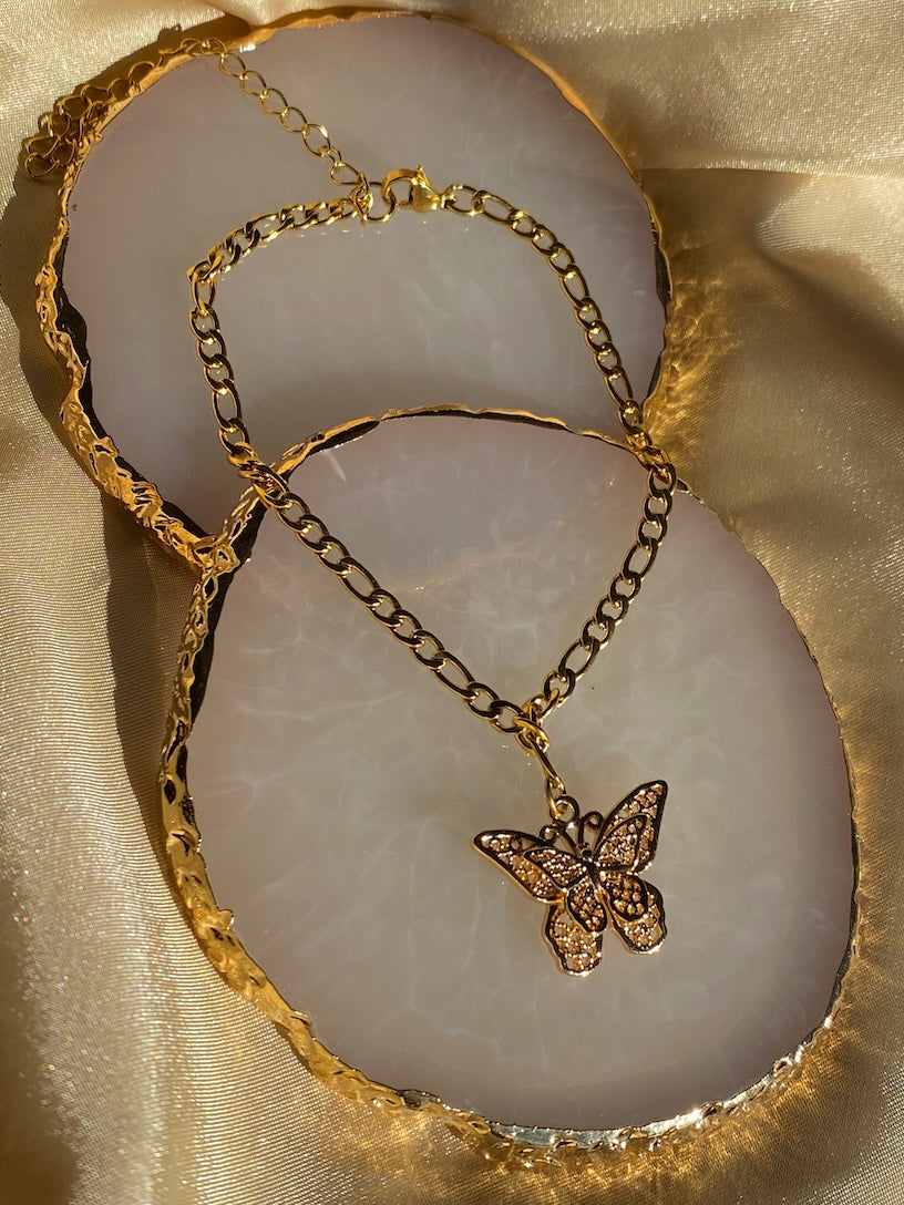 Double Butterfly Anklet